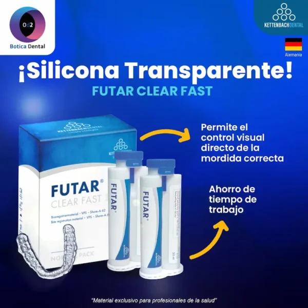 FUTAR Clear Fast (Silicona de Registro) - KETTENBACHDENTAL - OD2